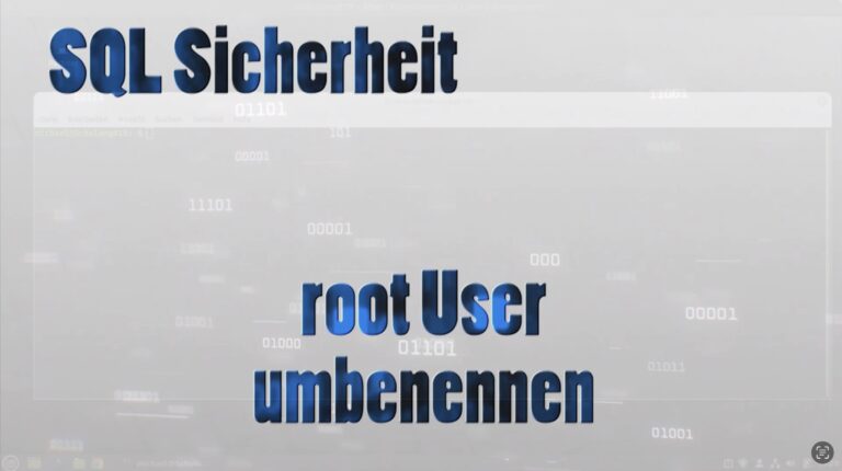 Mehr über den Artikel erfahren SQL Sicherheit | root User umbenennen