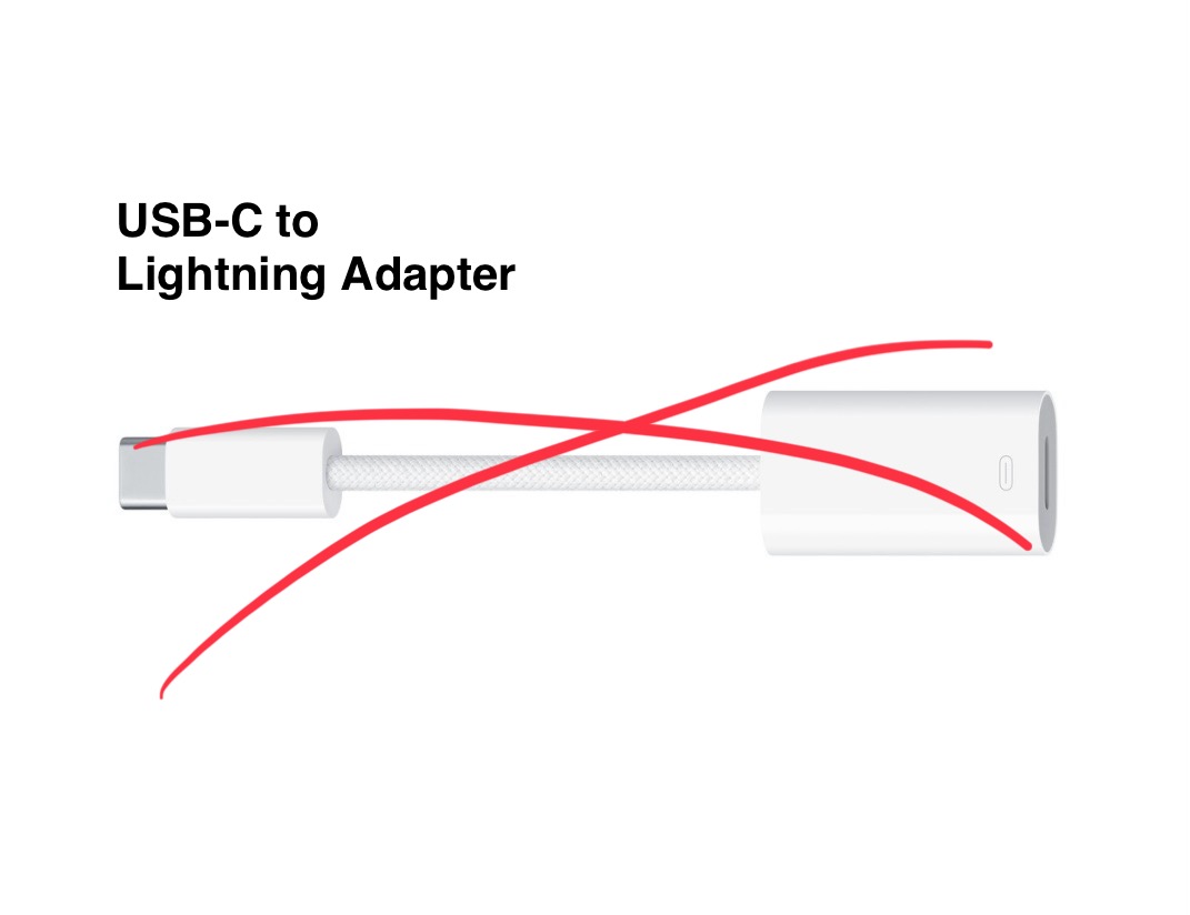 Du betrachtest gerade USB-C to Lightning Adapter – Flop