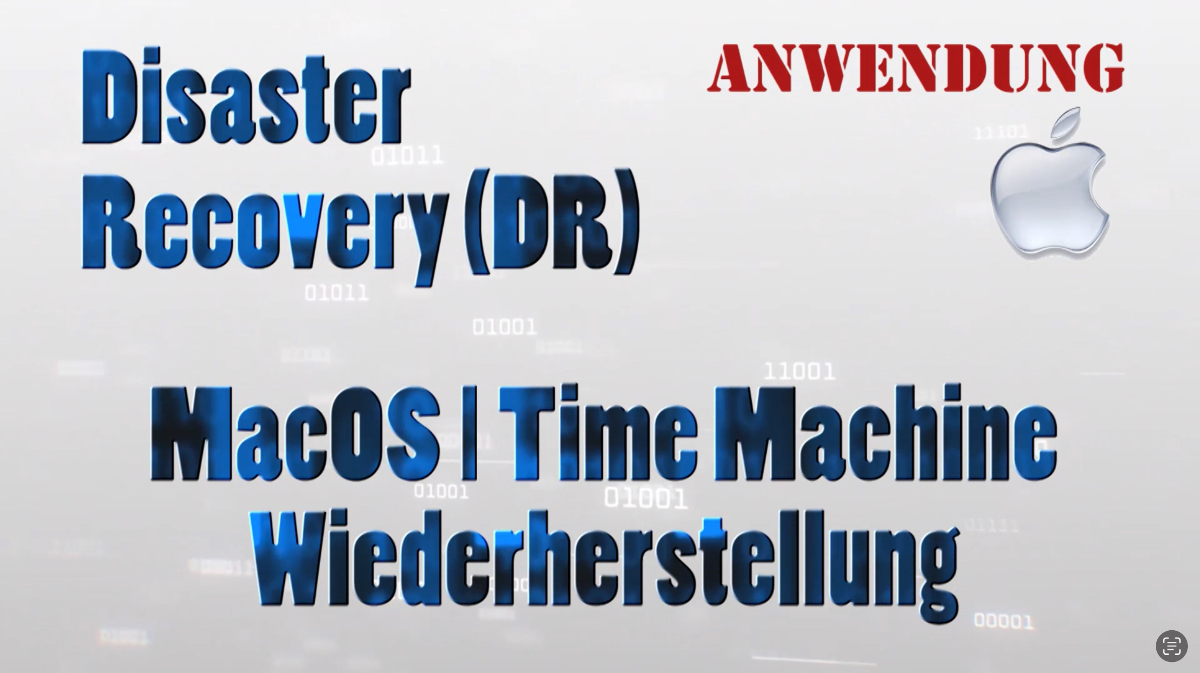 Mehr über den Artikel erfahren Time Machine Mac Wiederherstellung (Disaster Recovery DR)