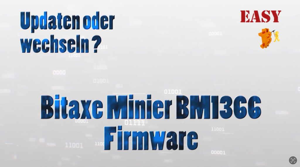 Mehr über den Artikel erfahren Bitaxe BM1366 Firmware