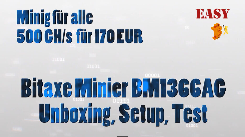 Mehr über den Artikel erfahren Bitaxe Miner für alle BM1366AG!