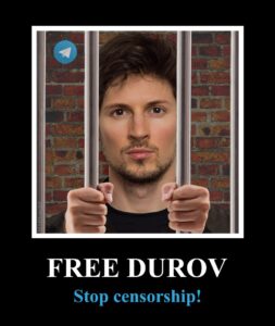 Mehr über den Artikel erfahren Telegram Pavel Durov verhaftet