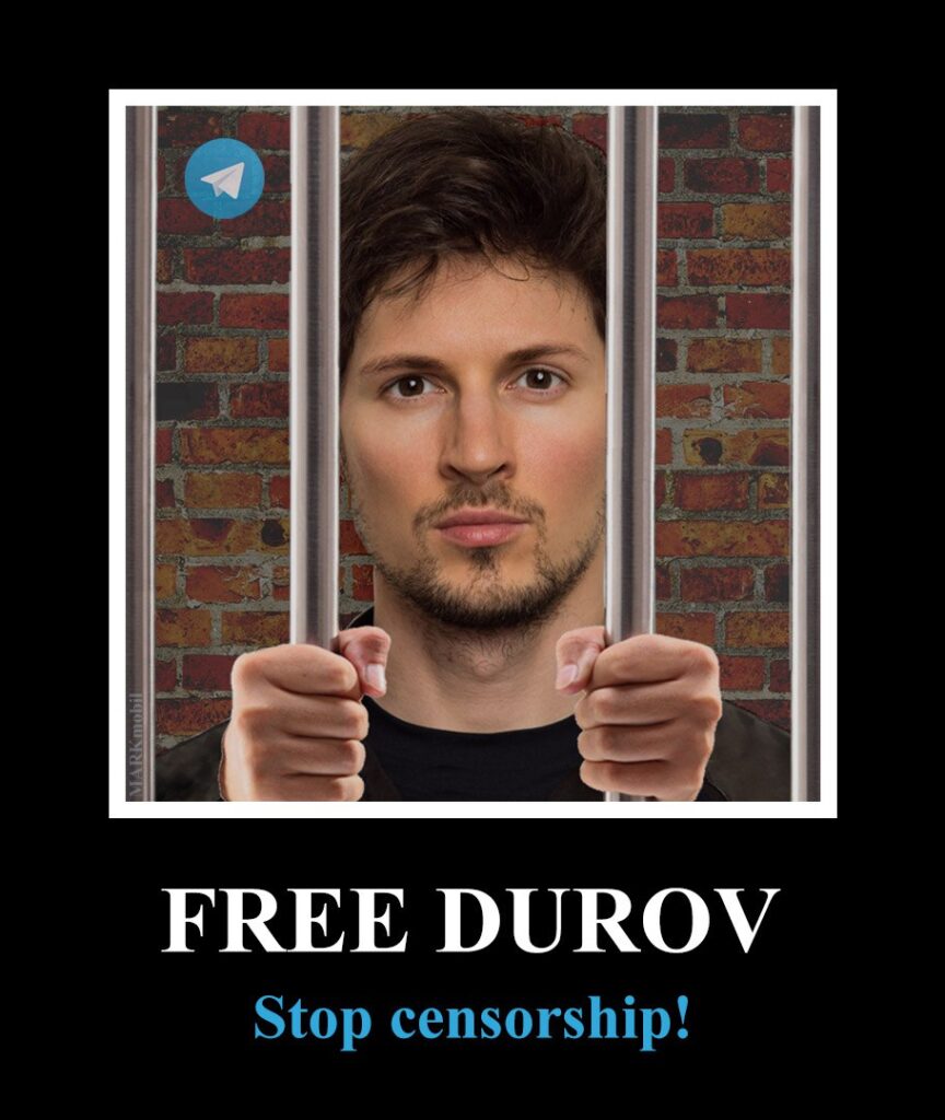 Du betrachtest gerade Telegram Pavel Durov verhaftet