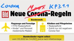 Mehr über den Artikel erfahren NEU! Corona-Variante KP.3.1.1