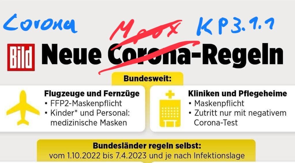 Mehr über den Artikel erfahren NEU! Corona-Variante KP.3.1.1