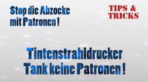 Mehr über den Artikel erfahren Tintenstrahldrucker Abzocke mit Tintenpatronen!