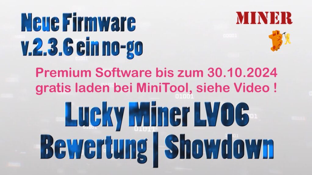 Read more about the article Lucky Miner LV06 firmware a no-go