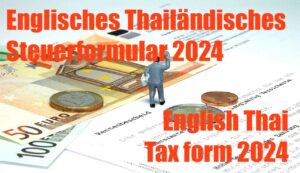 Englisches Thailändisches Steuerformular 2024