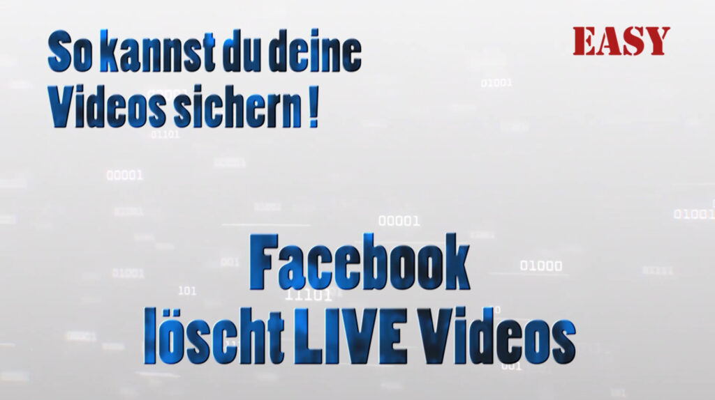 Mehr über den Artikel erfahren Facebook löscht LIVE Videos | Ab Juli 2025 ☝️ So sicherst du !